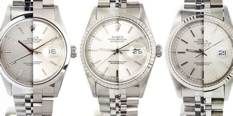 Compare Steel Rolex Datejust Models .